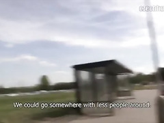 CZECH HUNTER 377 - Hot Dude In Sunglasses Sucks & Rides A Dick Raw In Public