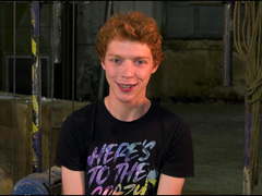 Tied up clamp tortured sub twink fucked by dominant master