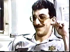 Older Sheriff Patrol Cop uses young Boy