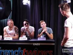 A young 18 year old twink auditioned to become a porn model