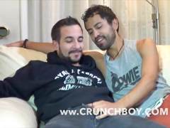 Twink fucke bareback and creampied in my sofa