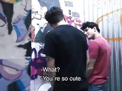 LatinLeche - Cum Thirsty Boy Sucks A Bartenders Uncut Cock