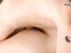 Jamie sucks off his teenage roommates hung uncut cock