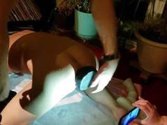 Femboy takes huge plug and screams