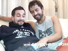 twink fucke bareback and creampied in my sofa