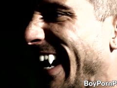 Vampire slides his thick shaft into victims tight hole