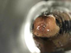 Filipino boy uses cums in fleshlight