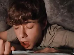 (Joey Mills) Seduces His Roommate (Finn Harding, Troye Dean) And He Successfully Made Them Cum On Him - - Follow and watch Joey Mills at www.men.com/joey